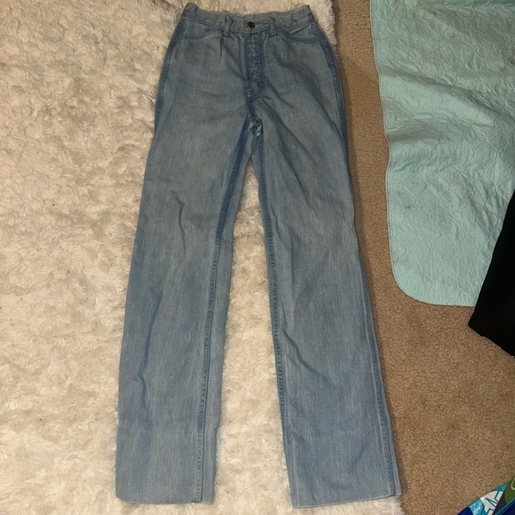 Vintage 70s Bell Bottom Pentimento Denkm Jeans - Picture 2 of 8